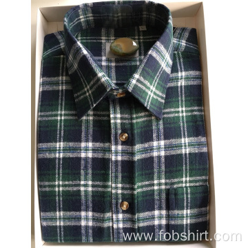 Top Cotton Flannel Fabric Business Shirt